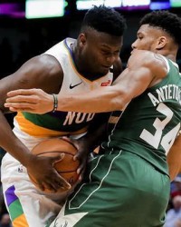  锡安与英格拉姆合砍六十鹈鹕击败火箭止连败